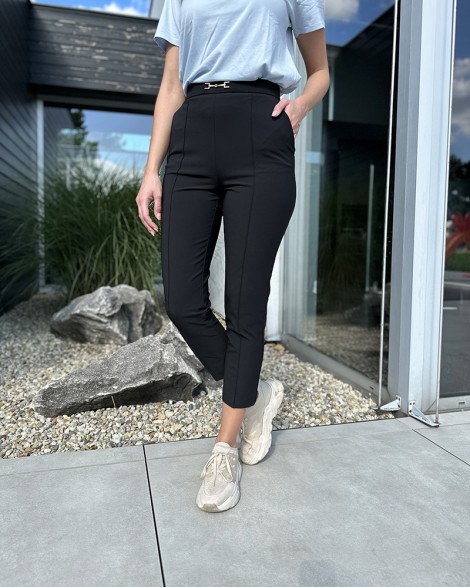 Kalhoty dámské Elisabetta Franchi Pantalone Skinny Essential 